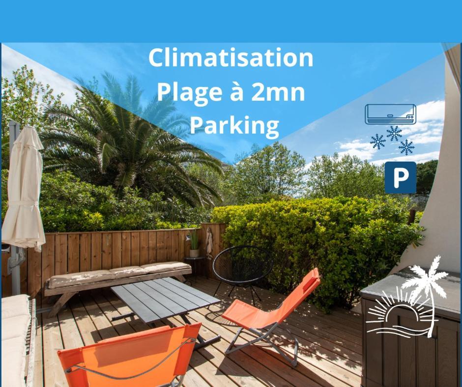 Le Murmure Du Palmier * A 2 Min * Parking Prive * Terrasse * La Grande-Motte